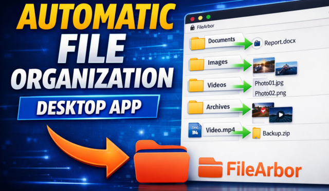 File Arbor otomatik dosya düzenleme programı arayüzü